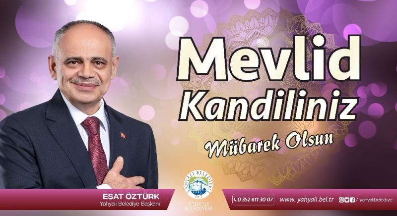 Başkan Öztürk’ten Mevlid Kandili mesajı
