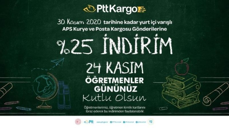 PTT’den Öğretmenler Günü’ne özel indirim sürprizi
