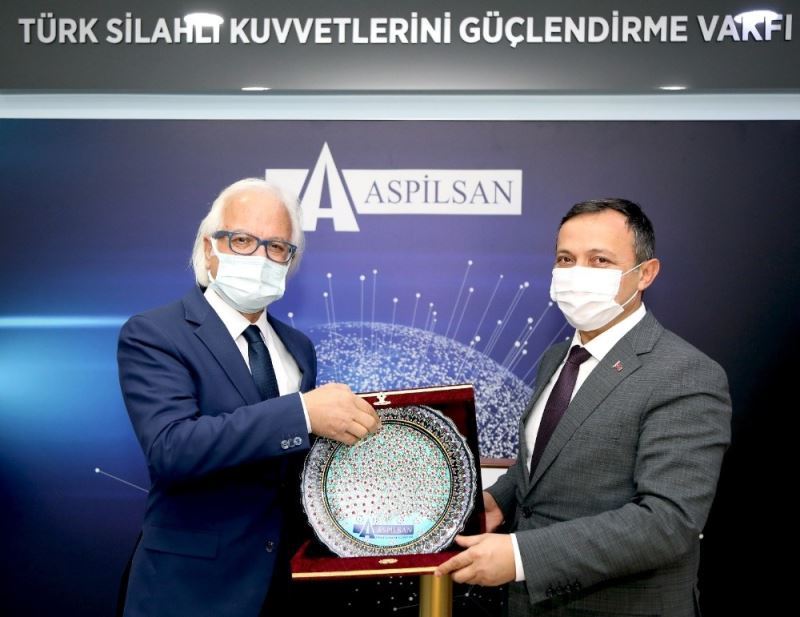 ERÜ Rektörü Çalış, ASPİLSAN’ı Ziyaret Etti
