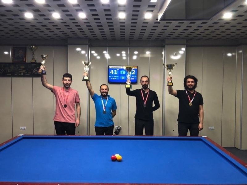 Bilardo heyecanı tamamlandı
