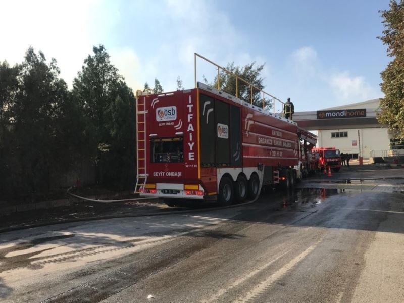 Kağıt fabrikasında çıkan yangın 10 saat sonra söndürüldü
