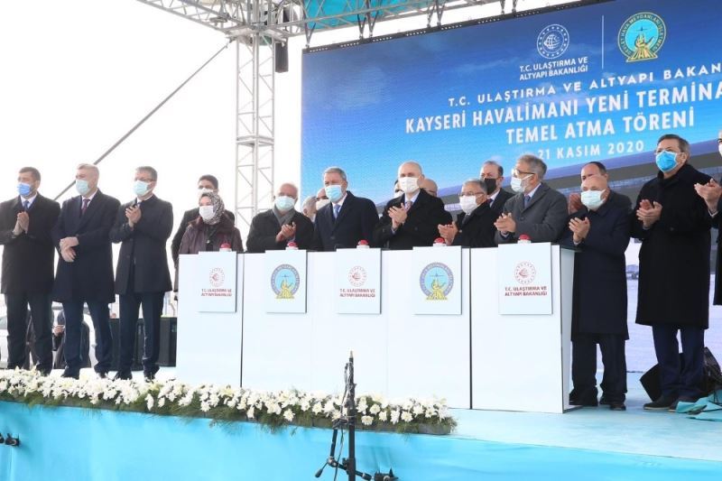 Kayseri Havaalanı Yeni Terminal Binası’nın temeli atıldı
