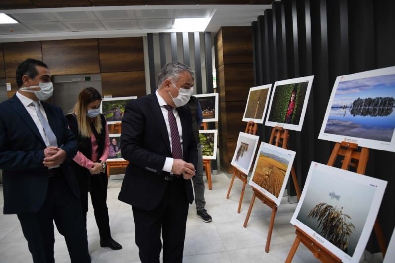 ‘11. Tarım ve İnsan Fotoğraf Sergisi’ İl Müdürlüğü Hizmet Binasında sergilenmeye başlandı
