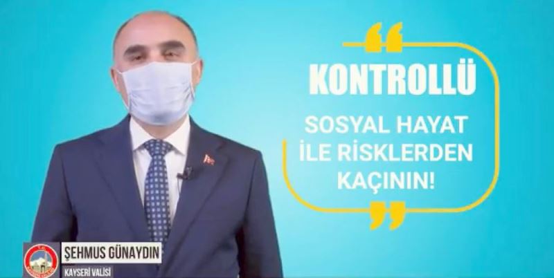 Kayseri protokolünden ‘Korona virüse’ karşı bilgilendirici video