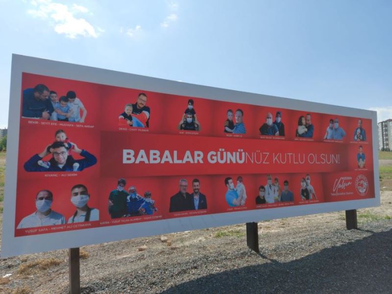 Talas Belediyesinden Babalar gününe özel kutlama