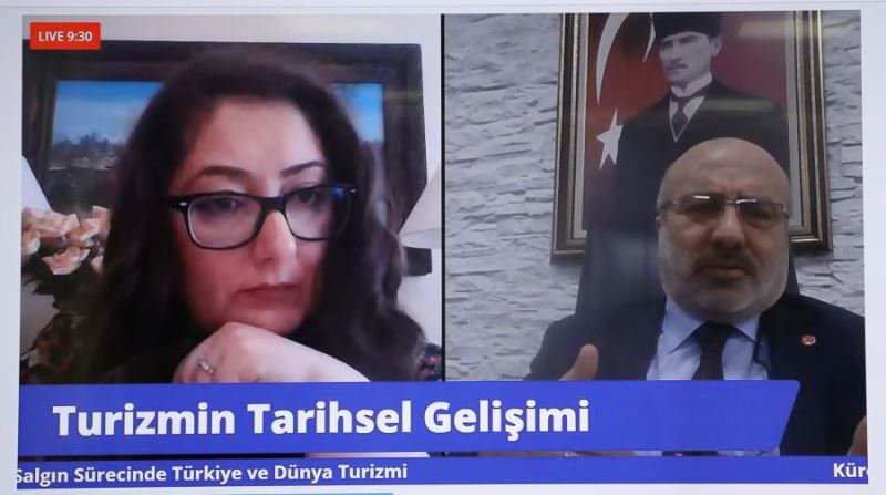 Kayseri Üniversitesi Rektörü Karamustafa, turizmi anlattı