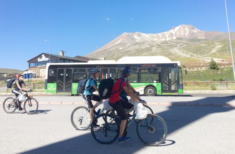 Erciyes bisikletçilerinde gözdesi