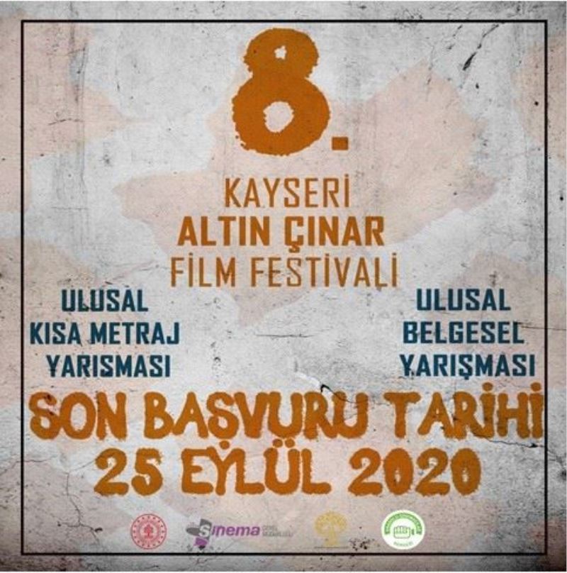 8. Kayseri Altın Çınar Film Festivali başvuruları başladı