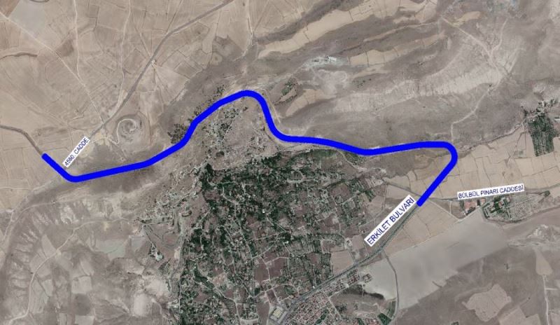 Büyükşehir’den Erkilet’te önemli yol çalışması 