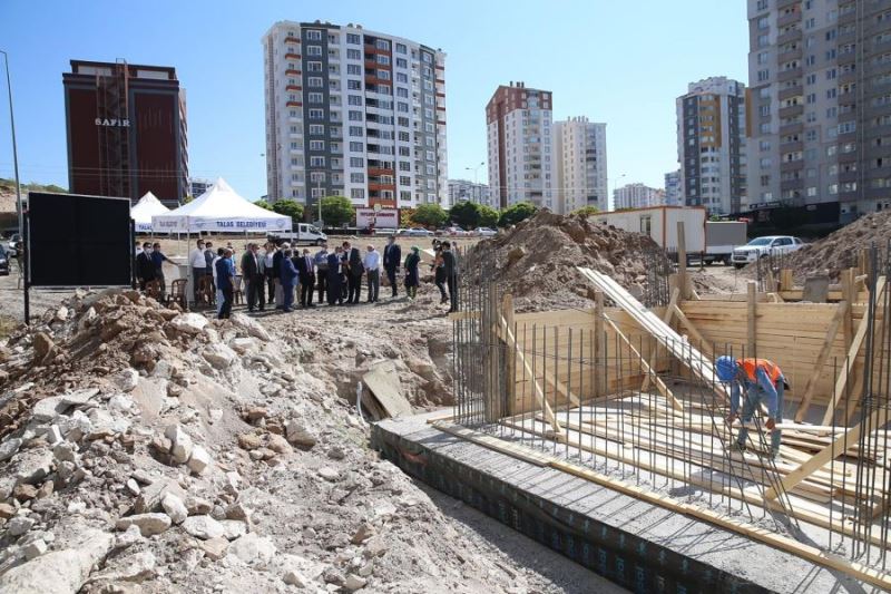 Talas’ta yeni Aile Sağlığı Merkezi’ne ilk harç kondu