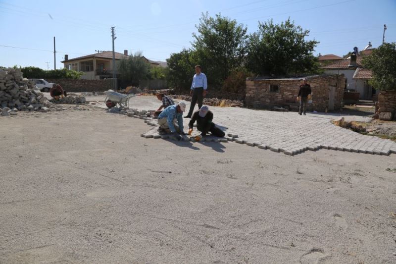 Parke çalışmaları Hoşça Mahallesi’nde devam ediyor