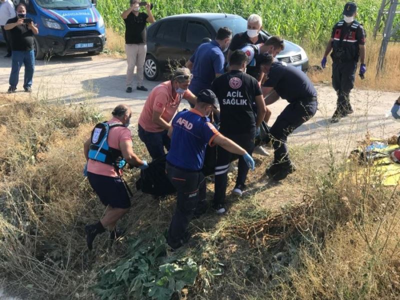 Yıkanmak için girdiği sulama kanalı sonu oldu