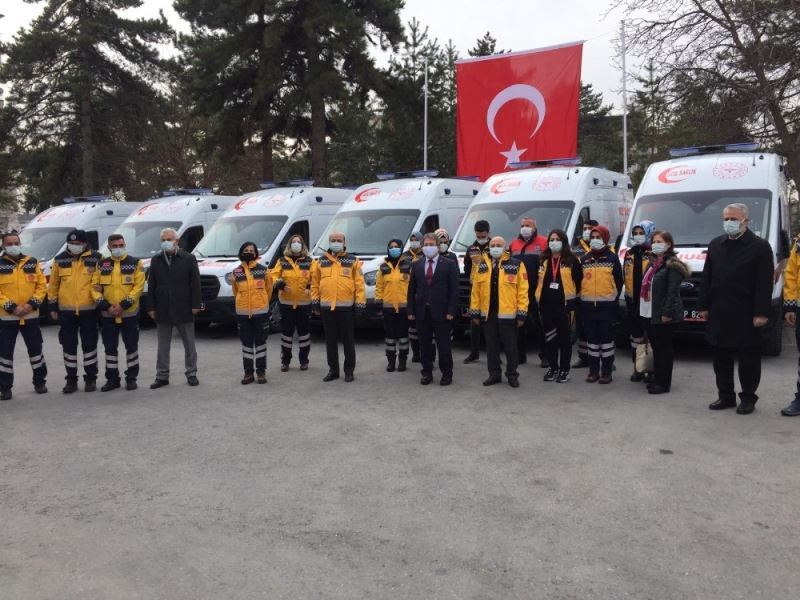 Ambulans filosuna 10 araç daha katıldı
