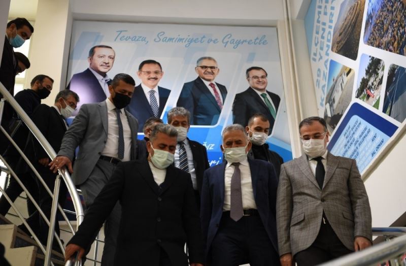 Başkan Büyükkılıç, Erciyes’in eteği Hacılar’da
