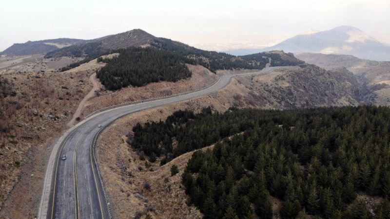 Erciyes’e giden yollarda sakinlik
