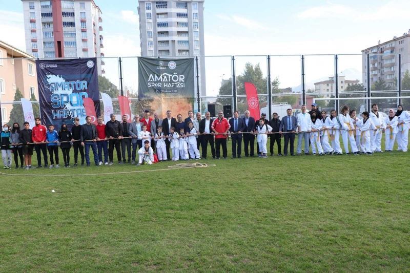 Amatör Spor Haftası Coşkulu törenle başladı
