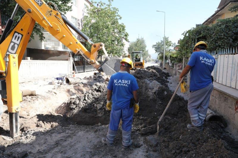 KASKİ, ekonomik ömrünü tamamlamış hatları yeniliyor
