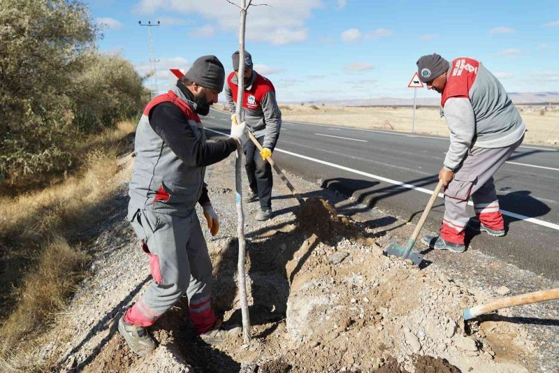 Melikgazi Belediyesi bin 111 fidanı toprakla buluşturdu
