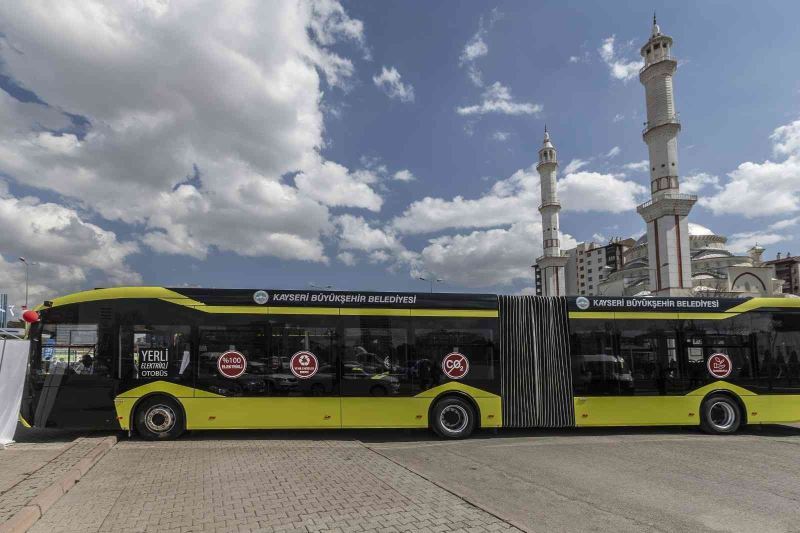 Büyükşehir’in elektrikli otobüslerinden büyük tasarruf ve karbondioksit azaltımı
