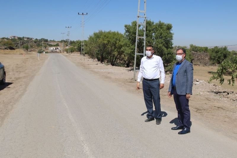 Hisarcık Hacılar yolu çalışmaları sürüyor
