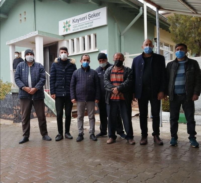 Yeşilhisar bölge çiftçilerinden Hüseyin Akay ve Kayseri Şeker’e teşekkür
