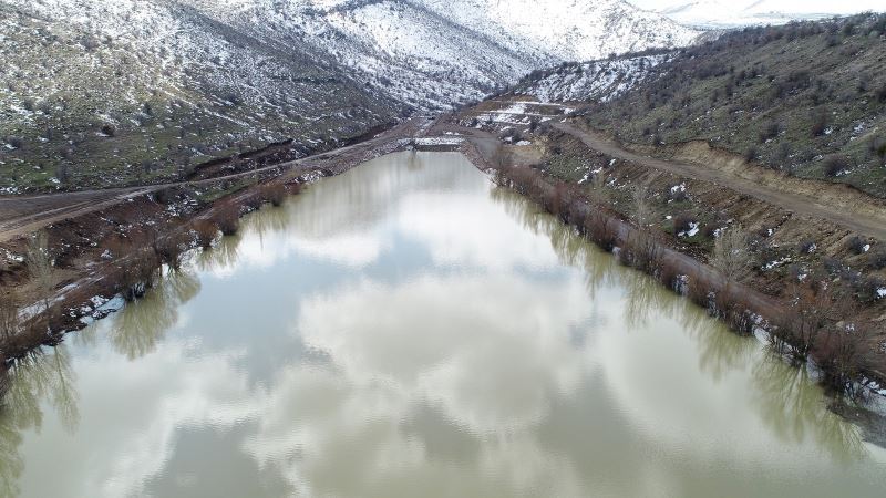 Zincidere Göleti maksimum seviyede su tuttu
