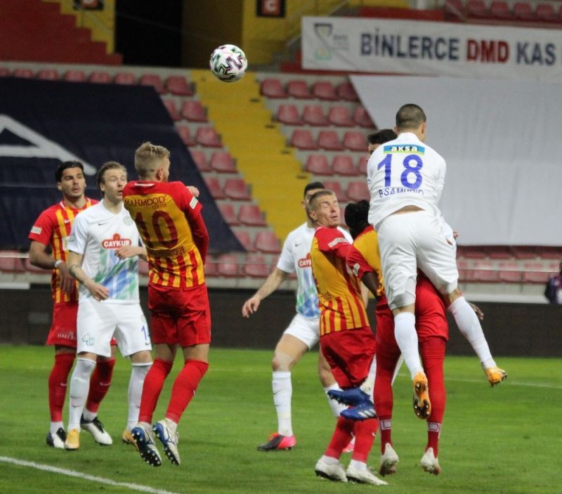 Süper Lig: Kayserispor: 2 - Çaykur Rizespor: 1 (Maç sonucu)
