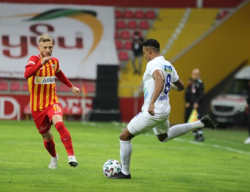 Süper Lig: Kayserispor: 0 - Çaykur Rizespor: 0 (İlk yarı)
