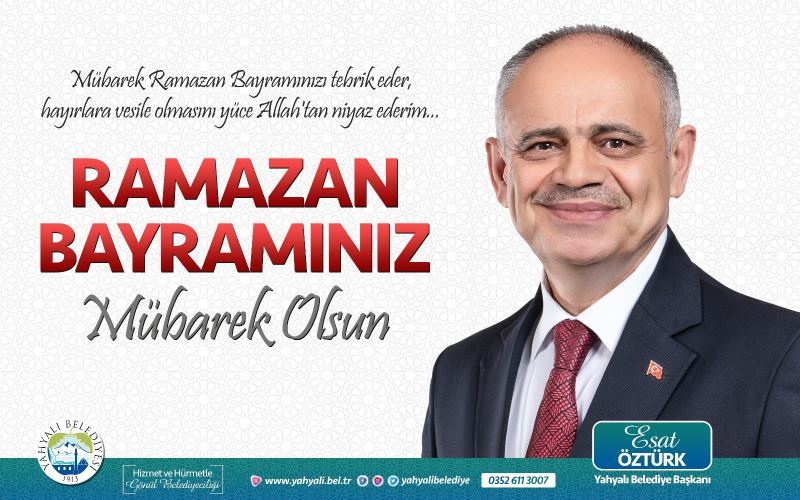 Başkan Öztürk: “İnşallah bu bayram koronavirüsün sona ermesine vesile olur”
