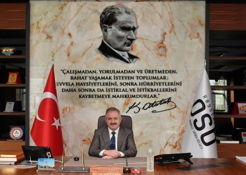 Başkan Nursaçan:  “Üretimin lokomotiflerini kutluyorum”
