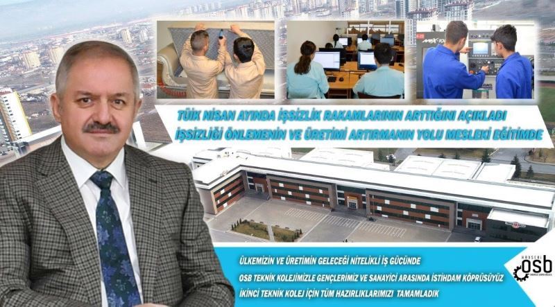 Başkan Nursaçan: “İşsizliği önlemenin yolu mesleki eğitimde”
