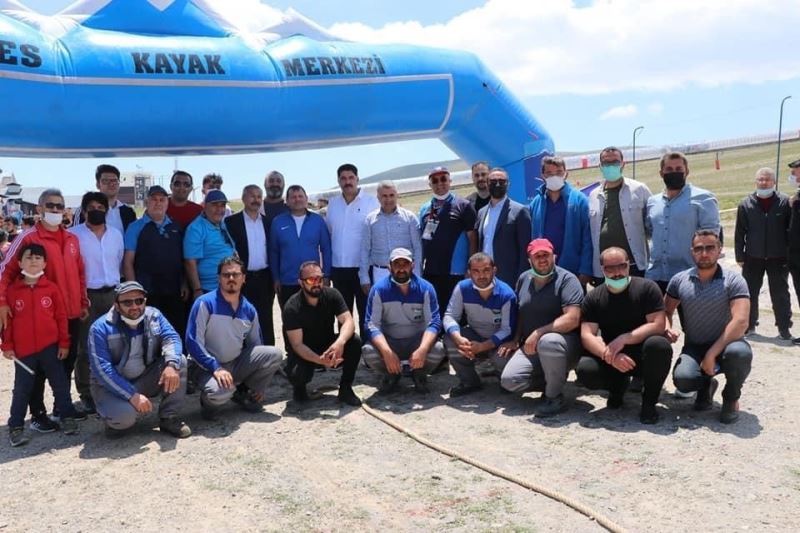 Erciyes’te Halat çekme şampiyonası yapıldı
