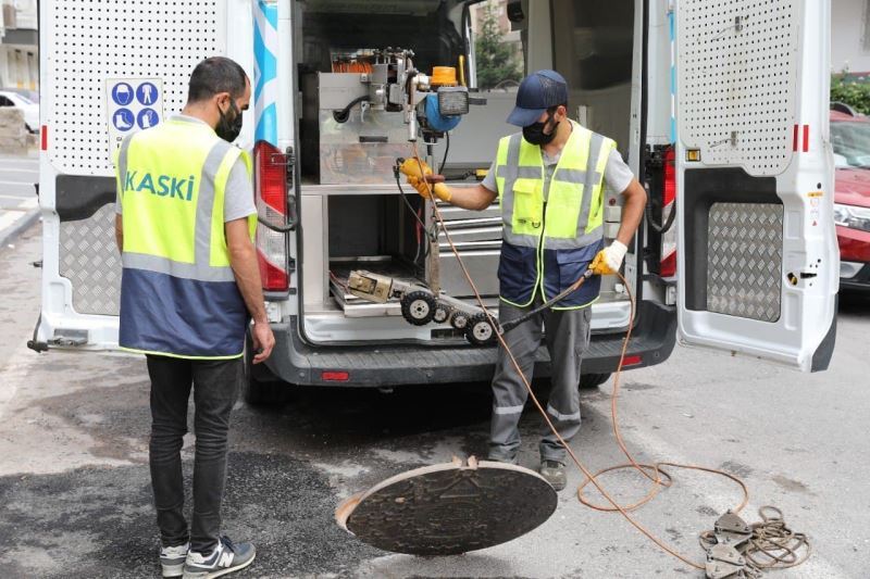 KASKİ, altyapı hatlarını ’Görüntüleme Robotu’ ile kontrol altında tutuyor
