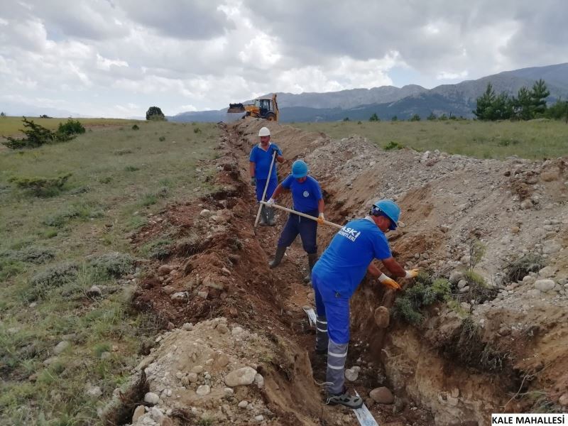 Kale Mahallesinin şebeke sorunu çözüldü
