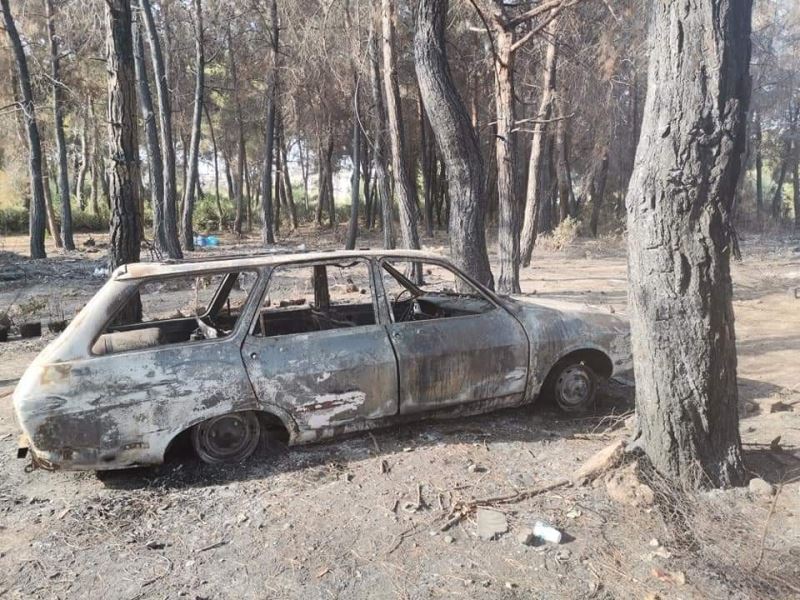 Kayseri UMKE ekibi yangın bölgesindeki görevini tamamladı
