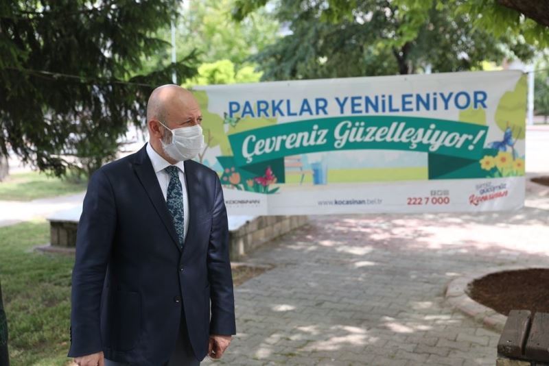 Kocasinan’da modern parklar, mutlu çocuklar

