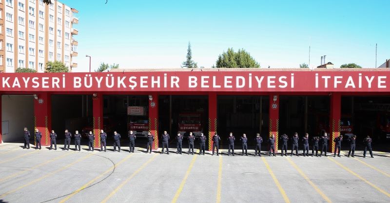 Büyükkılıç’tan itfaiyeye ’teşekkür’ ziyareti
