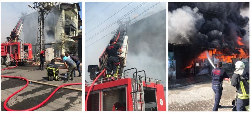 Muğla’da 3 katlı binadaki yangın söndürüldü
