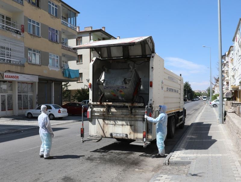 Çevre dostu Kocasinan Belediyesi’nden daha hijyenik temizlik
