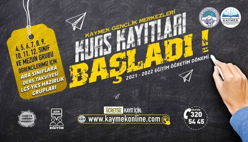 Büyükşehir KAYMEK kurslarına 10 bini aşkın başvuru
