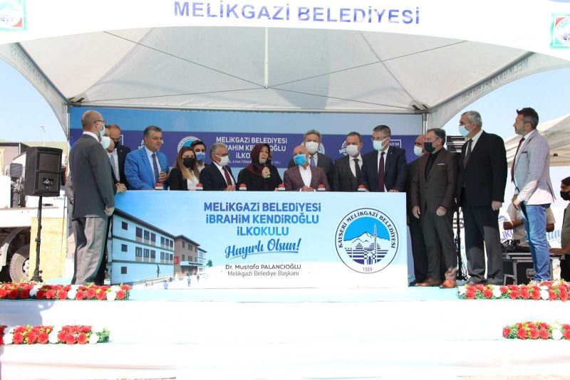 Melikgazi’de İbrahim Kendiroğlu İlkokulu’nun Temeli Atıldı
