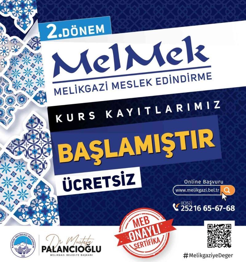 MELMEK 2. dönem kurs kayıtları başladı
