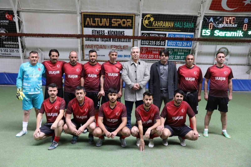 Melikgazi Belediyesi Dayanışma Ve Dostluk Futbol Turnuvası başladı
