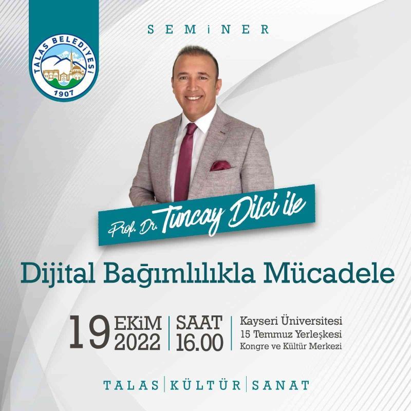 Talas’ta Dijital Bağımlılıkla Mücadele Semineri
