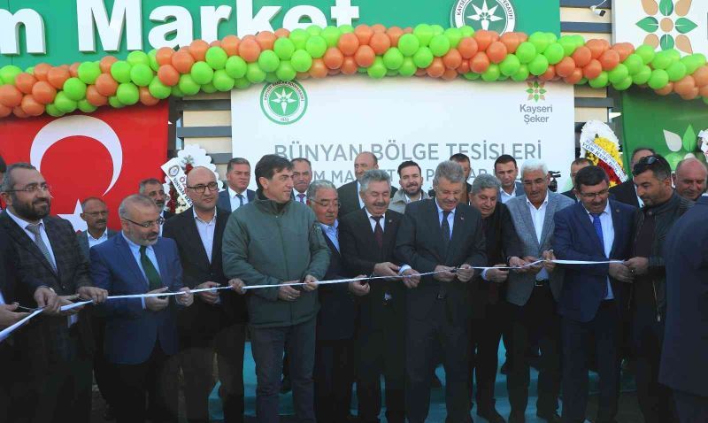 Kayseri Şeker’den Bünyan’da çifte açılış
