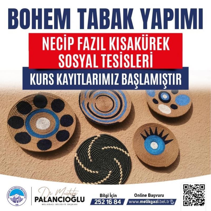 MELMEK’te İlk Kez Açıldı: ’Bohem Tabak Yapım Kursu’
