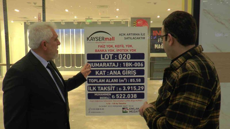 KAYSERmall Outlet’den ‘kefilsiz iş yeri ihalesi’ne davet
