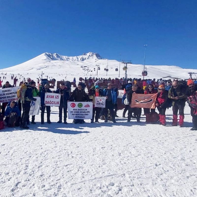 12. Uluslararası Erciyes Dağı Zirve Tırmanışı tamamlandı
