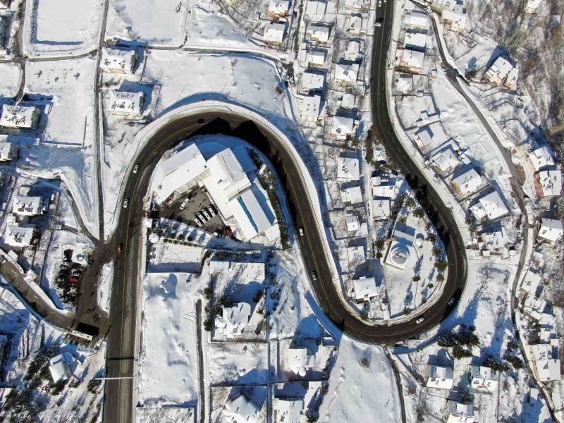 Erciyes’te eşsiz kış güzelliği
