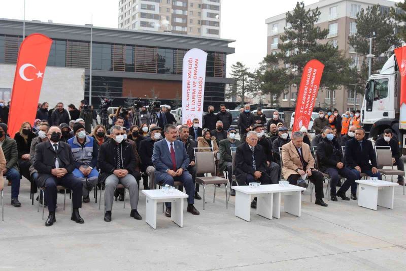 Kayseri’de çiftçilere bin 85 ton sertifikalı buğday tohumu dağıtıldı
